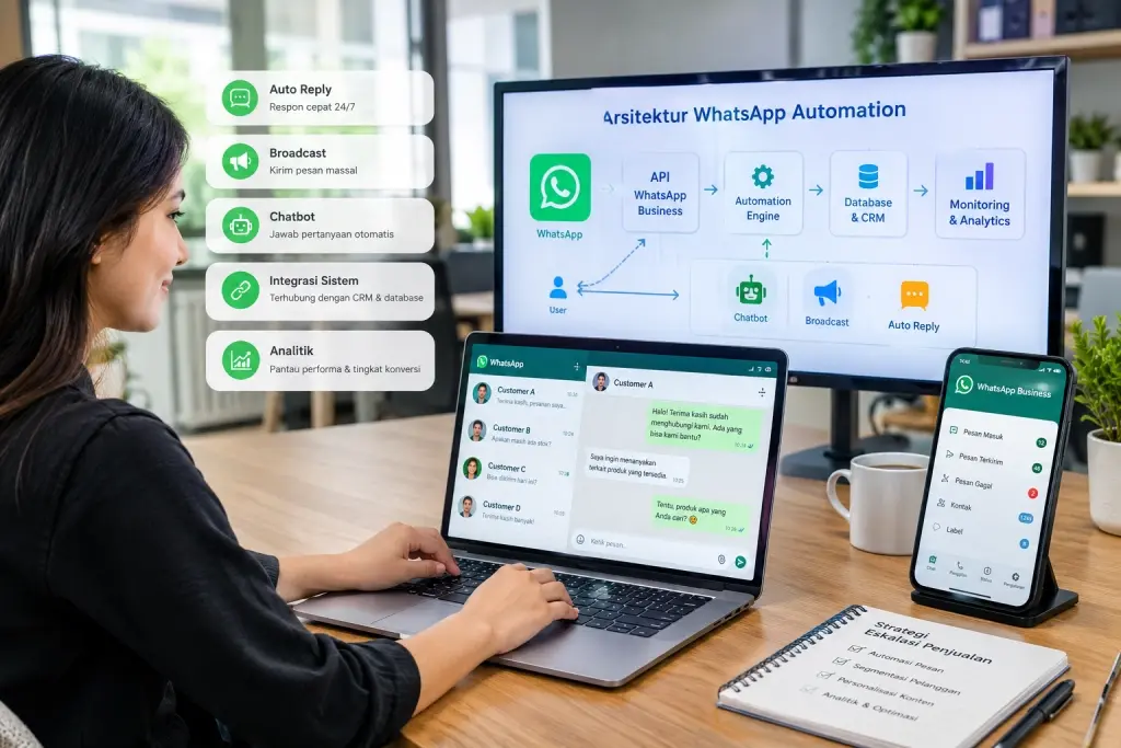 Membongkar Mesin Otomasi Pesan: Panduan Komprehensif Rekayasa Arsitektur WhatsApp untuk Eskalasi Penjualan